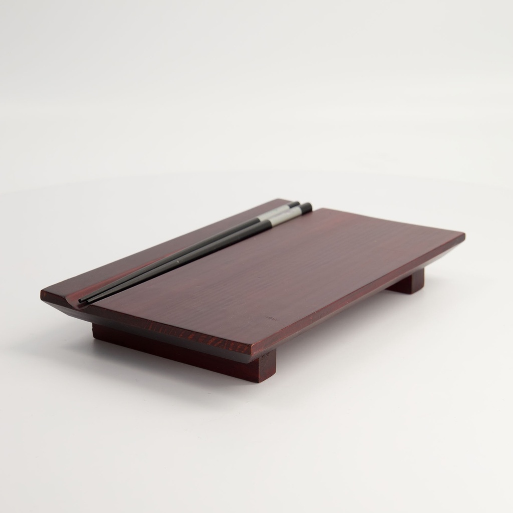 Sushi servingsfat med 1. sett spisepinne 24x18x3cm - Tokyo design studio — bilde 5