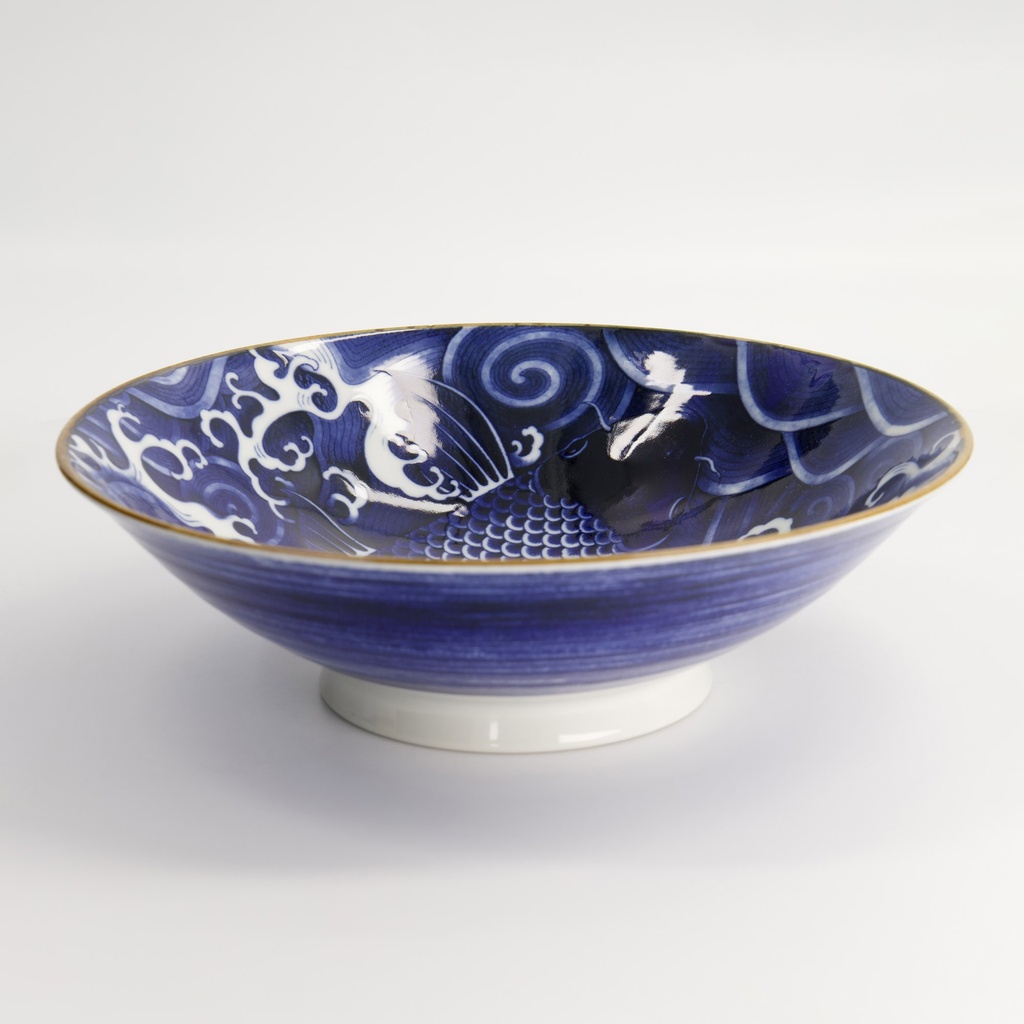 Japonism Carp Skål "Blue Menbachi Bowl" - Tokyo design studio