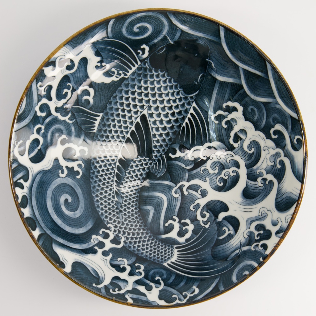Japonism Carp Skål "Black Menbachi Bowl" - Tokyo design studio — bilde 3