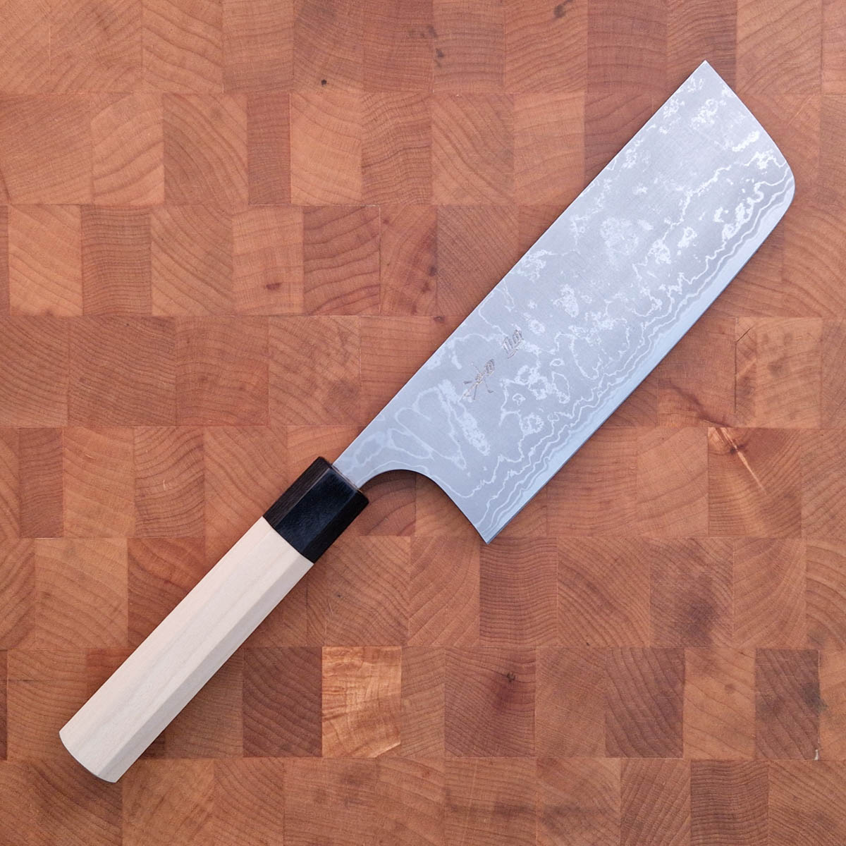 16,5cm Grønsakskniv (Nakiri) Shimo, Shirogami II - YU KUROSAKI (Masakage) — bilde 1