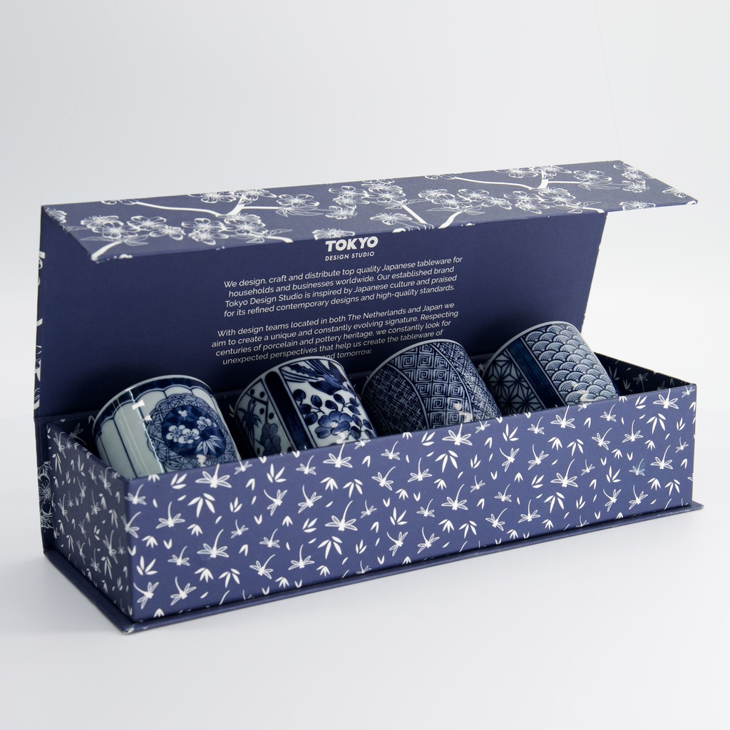Tekopper (4 stk.) i gaveeske - Tokyo design studio — bilde 1