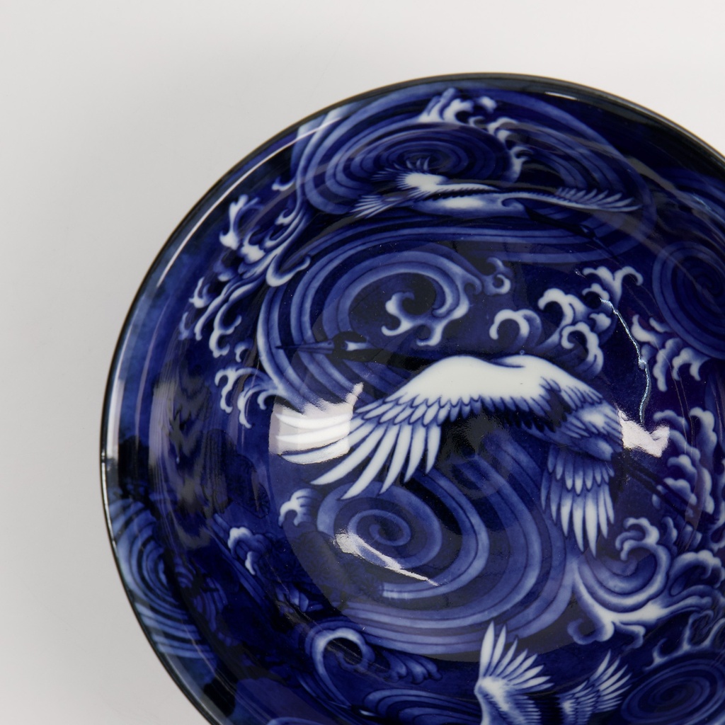 Japonism Crane Skål "Blue Tayo Bowl" - Tokyo design studio — bilde 3