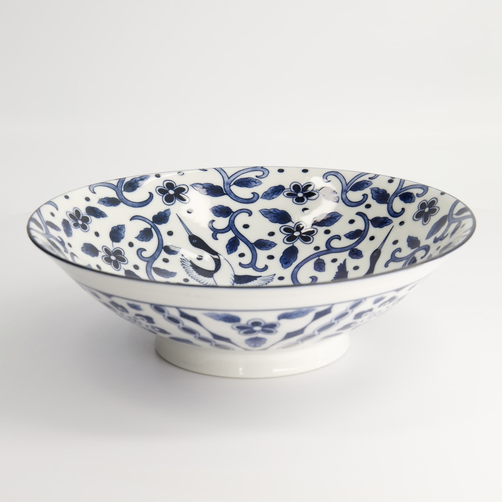 Mønstret Ramen Skål "Maizuru Blue" - Tokyo design studio — bilde 1