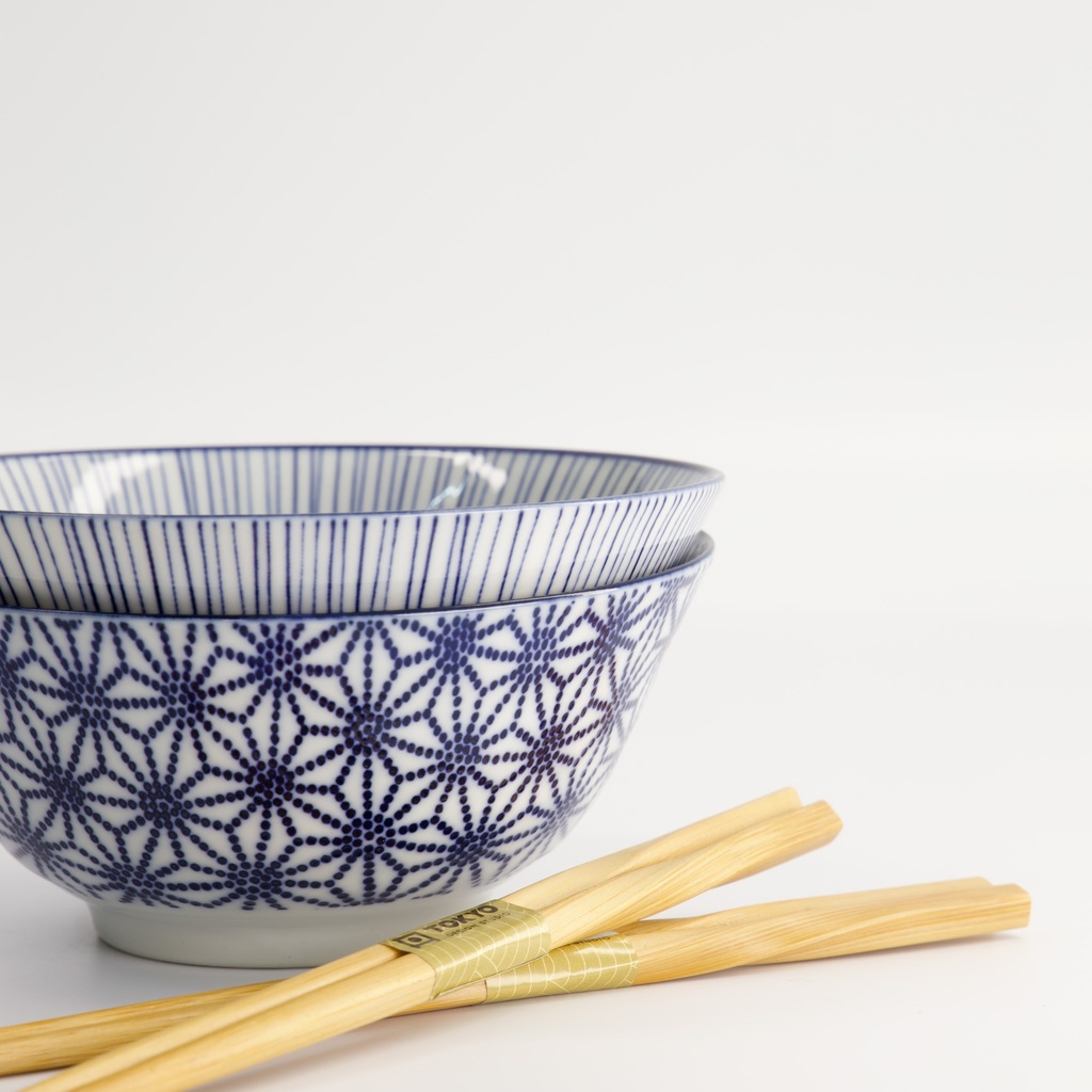Nippon Blue Tayo skålsett med spisepinner - Tokyo design studio — bilde 6