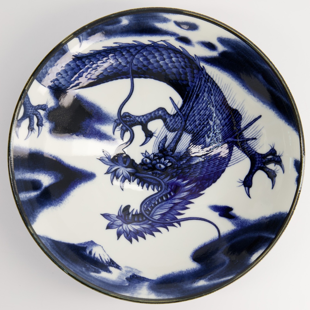 Japonism Dragon Skål "Blue Menbachi Bowl" - Tokyo design studio — bilde 4