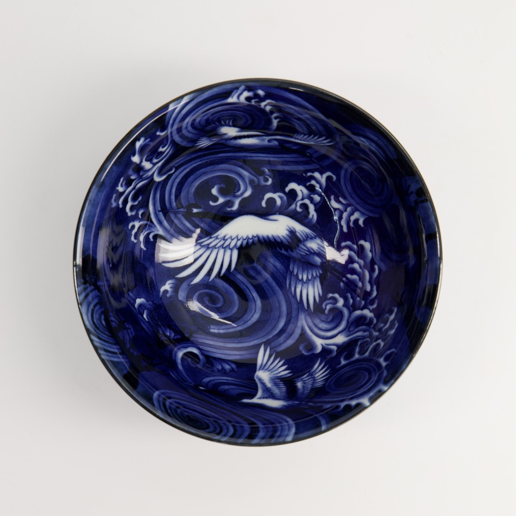 Japonism Crane Skål "Blue Tayo Bowl" - Tokyo design studio — bilde 4
