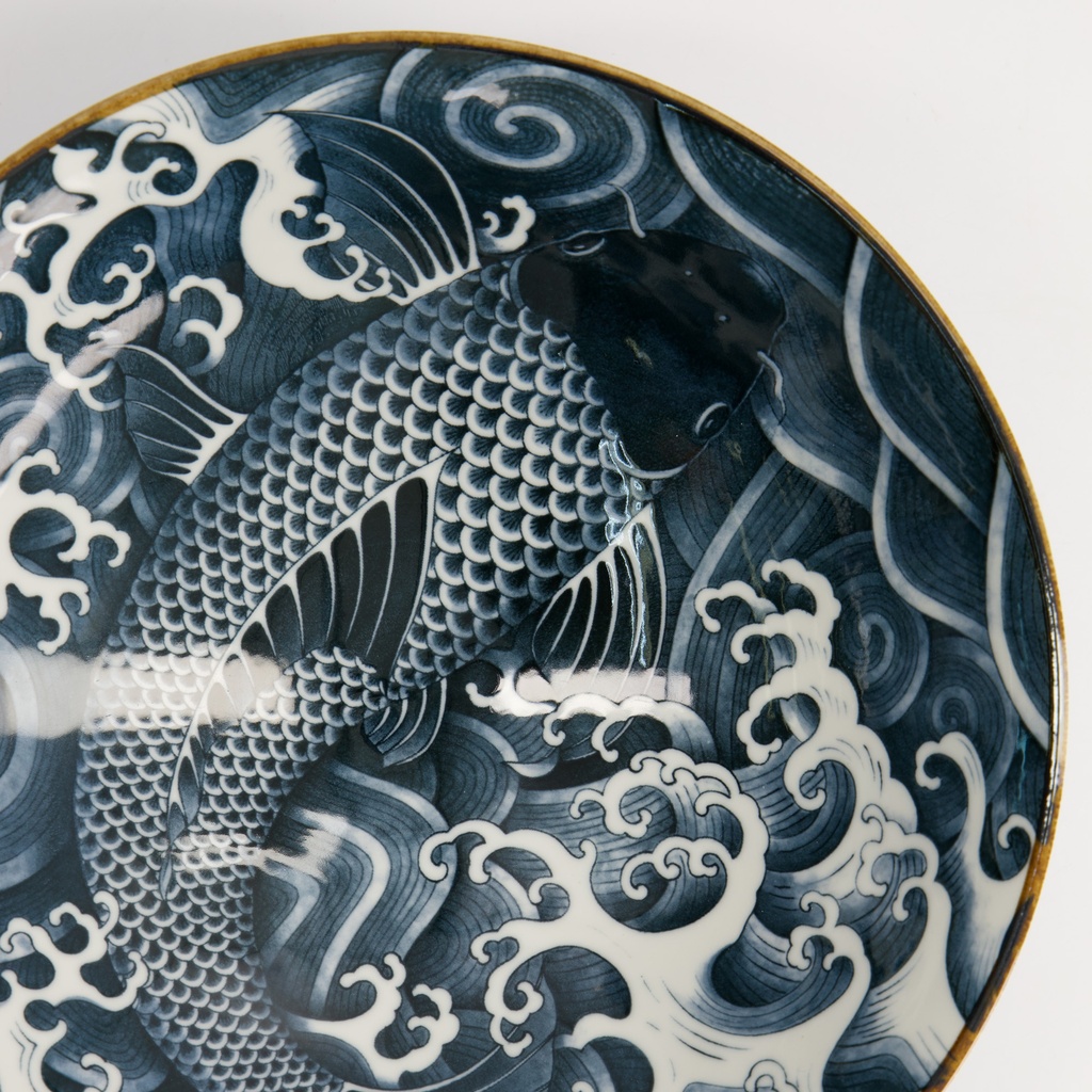 Japonism Carp Skål "Black Menbachi Bowl" - Tokyo design studio — bilde 4