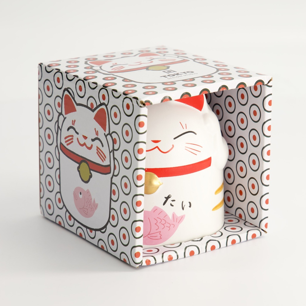 Kopp Kawaii "Lucky Pink Cat" 350ml - Tokyo design studio — bilde 7