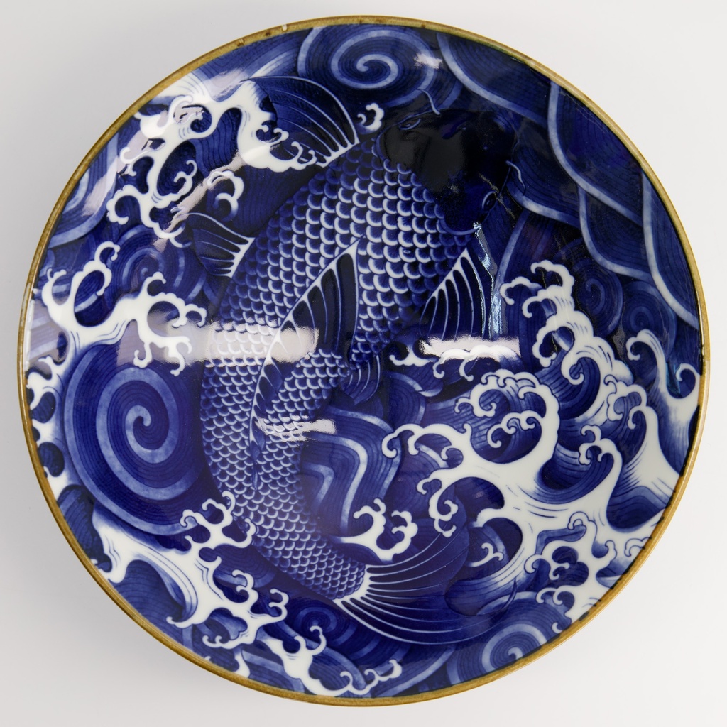 Japonism Carp Skål "Blue Menbachi Bowl" - Tokyo design studio — bilde 4