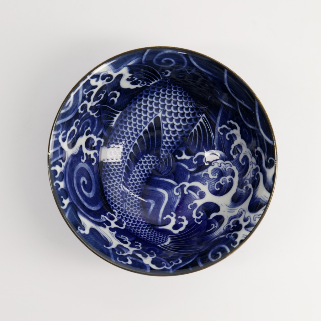 Japonism Carp Skål "Blue Tayo Bowl" - Tokyo design studio — bilde 4