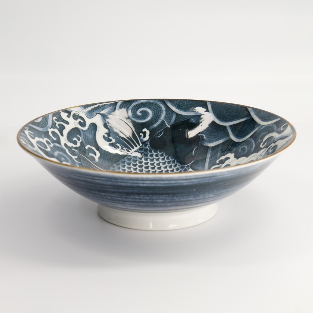 Japonism Carp Skål "Black Menbachi Bowl" - Tokyo design studio — bilde 1
