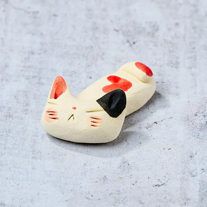 Spisepinneholder, Sleeping Cat, Hvit — bilde 1