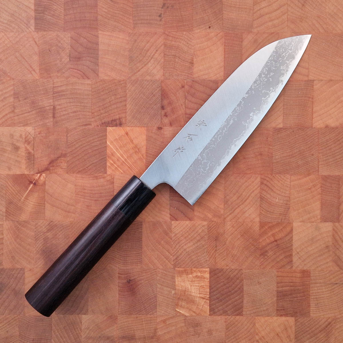 16.5cm Grønnsakskniv (Santoku), Aogami I - Muneishi