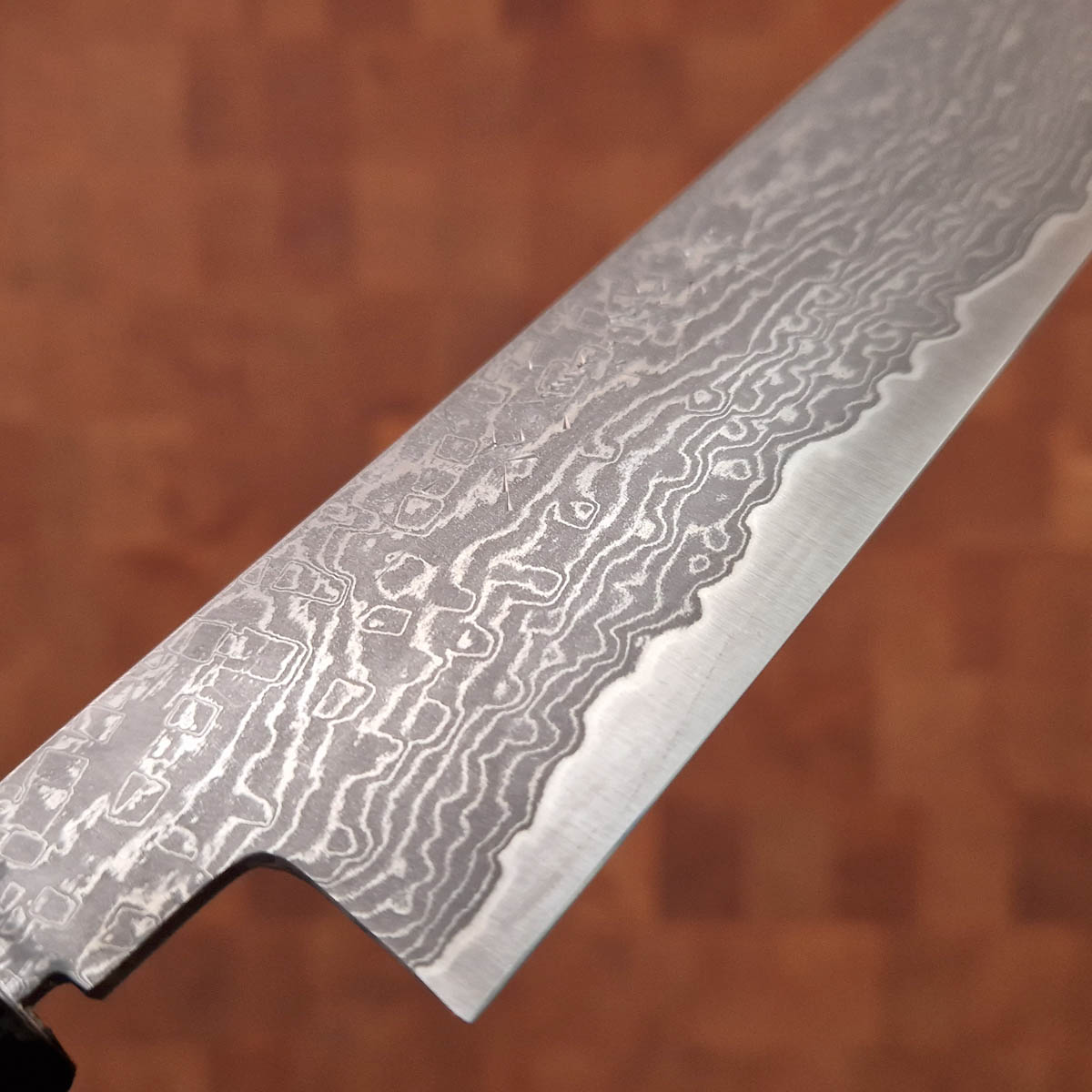 21cm Sujihiki, Damask VG10, micarta - TANAKA — bilde 2