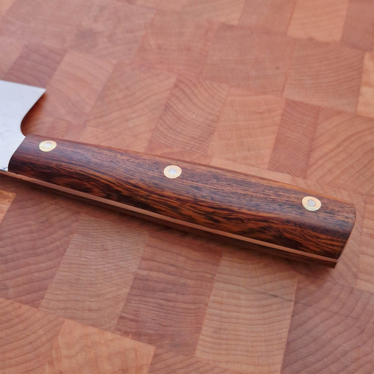18cm Grønnsakskniv (Bunka) X-damask ZDP189, Ironwood - MATSUBARA TANAKA — bilde 3