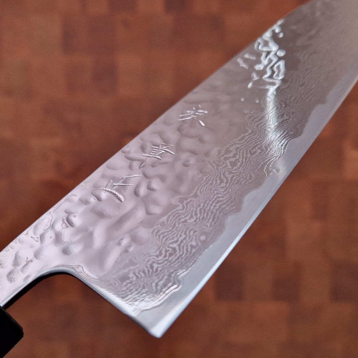 16,5cm Grønnsakskniv (Santoku) AUS10 TRISM, Sadeltre - HARUYUKI — bilde 2