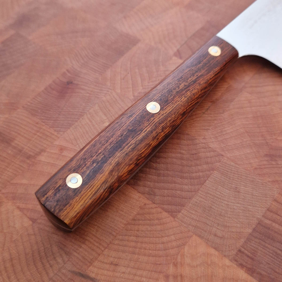 18cm Grønnsakskniv (Bunka) X-damask ZDP189, Ironwood - MATSUBARA TANAKA — bilde 4