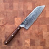 18cm Grønnsakskniv (Bunka) X-damask ZDP189, Ironwood - MATSUBARA TANAKA