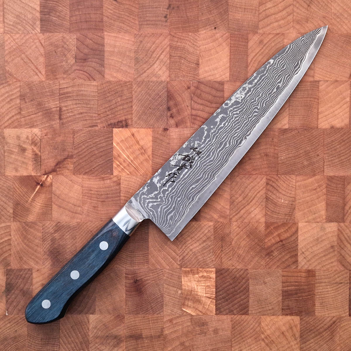 21cm Kokkekniv (Gyoto), Damask SG2 - TANAKA — bilde 1