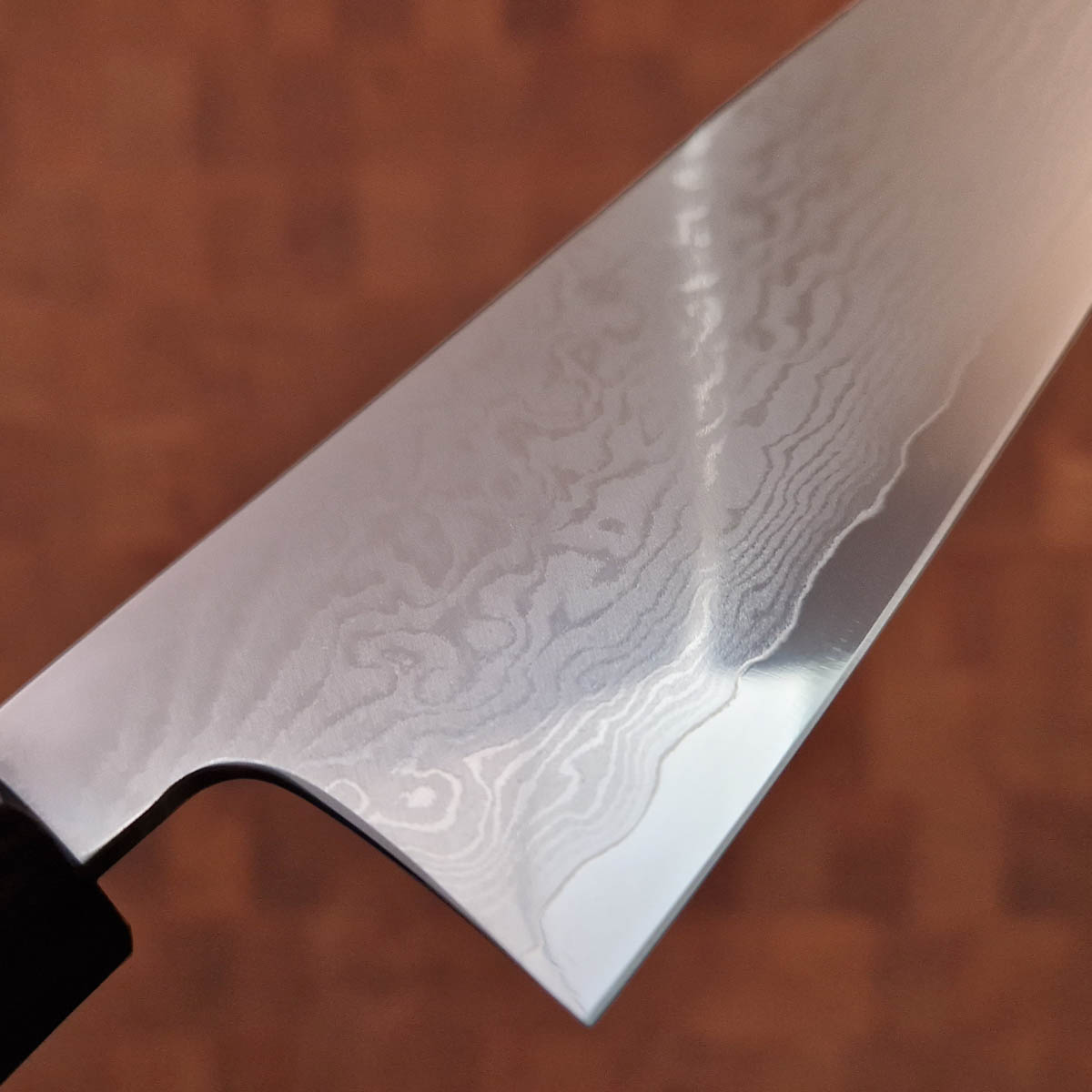 17cm Grønnsakskniv (Santoku), Damask, VG10 - Hatsukokoro — bilde 2