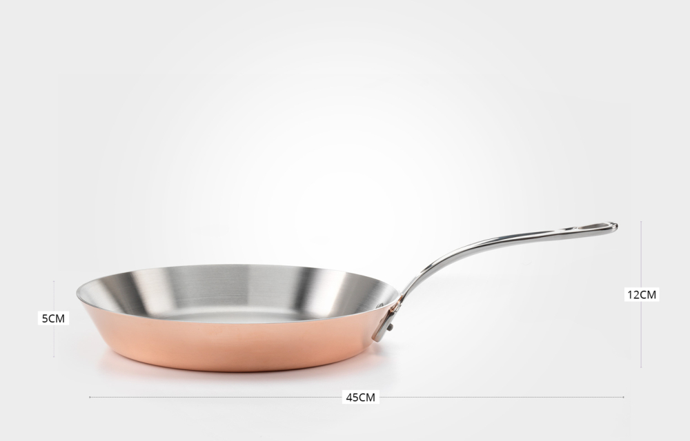 Stekepanne 26cm, kobber/induksjon - Samuel Groves — bilde 7
