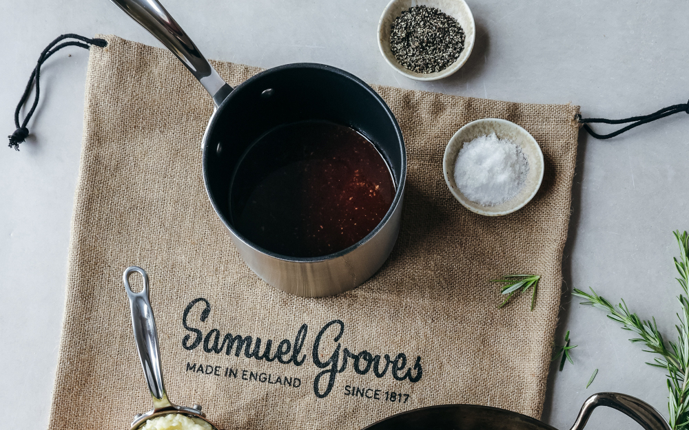 Melkekasserolle 1.25L, "classic stainless" - Samuel Groves — bilde 6