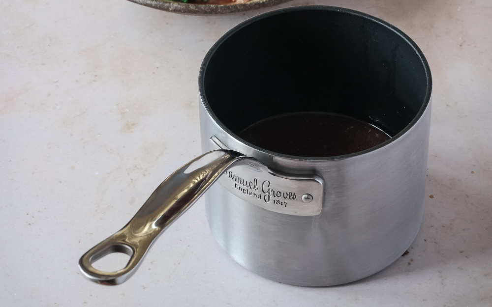 Melkekasserolle 1.25L, "classic stainless" - Samuel Groves — bilde 4