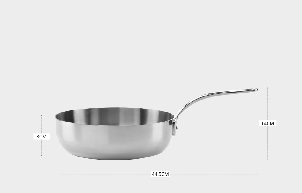 Sautépanne 2.5L, "classic stainless" - Samuel Groves — bilde 4