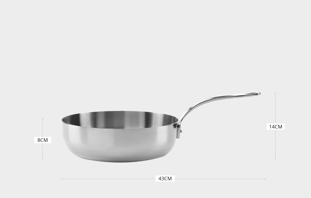 Sautépanne 2L, "classic stainless" - Samuel Groves — bilde 4