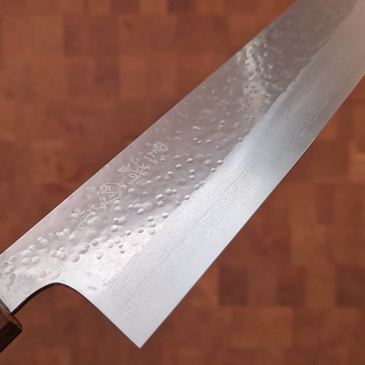 21cm Kokkekniv, Damask/Tsuchime, VG7 - MAKOTO KUROSAKI — bilde 2