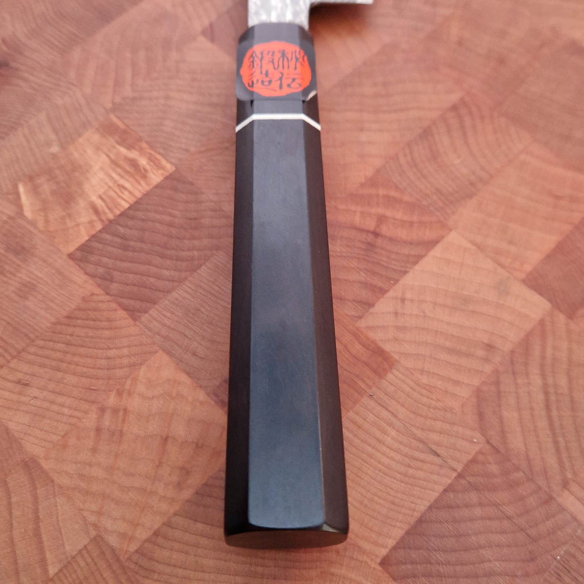 21cm Sujihiki, Damask VG10, micarta - TANAKA — bilde 3