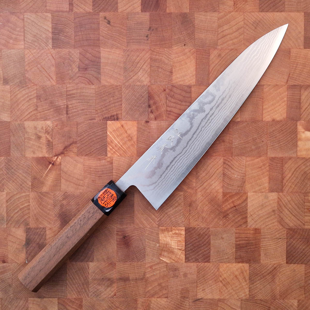 24cm Kokkekniv (Gyoto), Damask VG10 - TANAKA — bilde 1