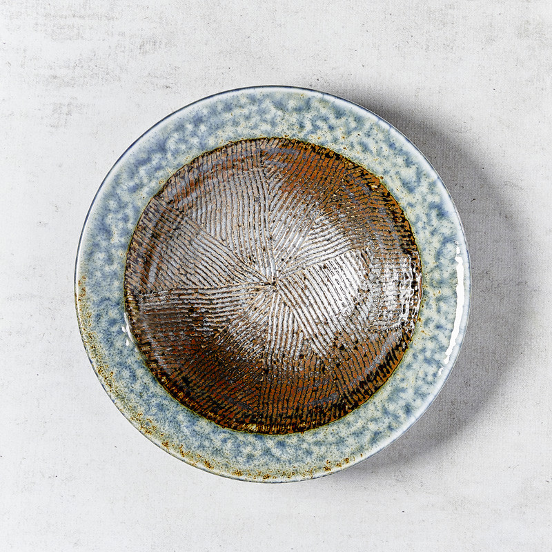 Sashimi skål, "river", lys blå — bilde 2