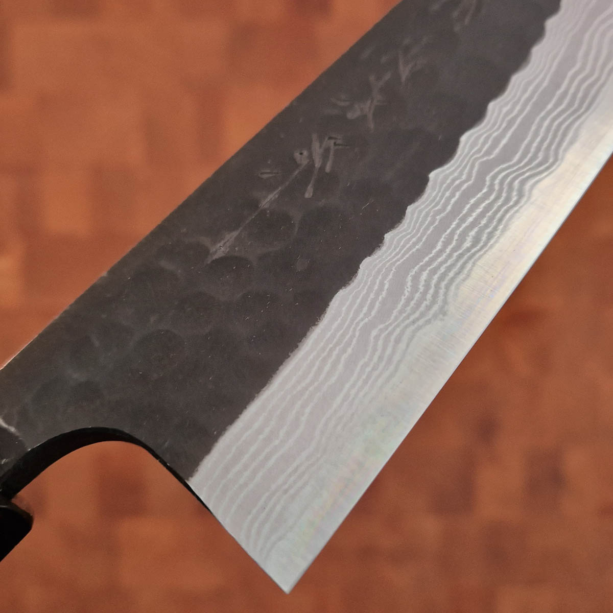 21cm Gyuto, Kurochi/Tsuchime, Super Aogami - Nao Yamamoto — bilde 2