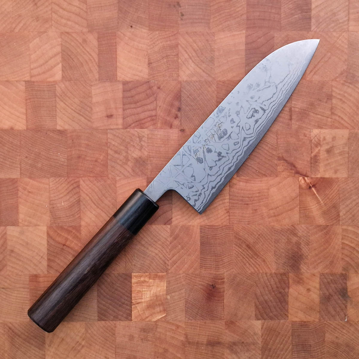 16.5cm Grønnsakskniv (Santoku), Aogami II - SHIRO KAMO