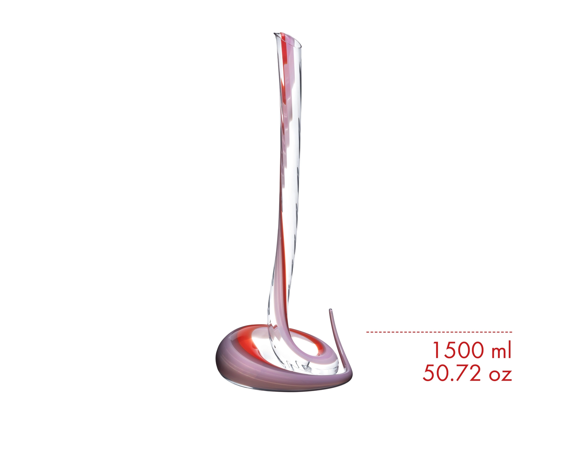 Dekanter Cobra rød/rosa, limited edition - RIEDEL — bilde 3