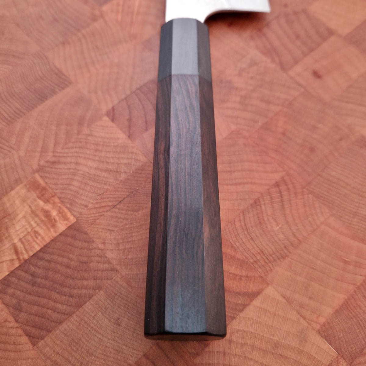 21cm Kokkekniv, STRIX hamret damask - Nigara Hamono — bilde 3