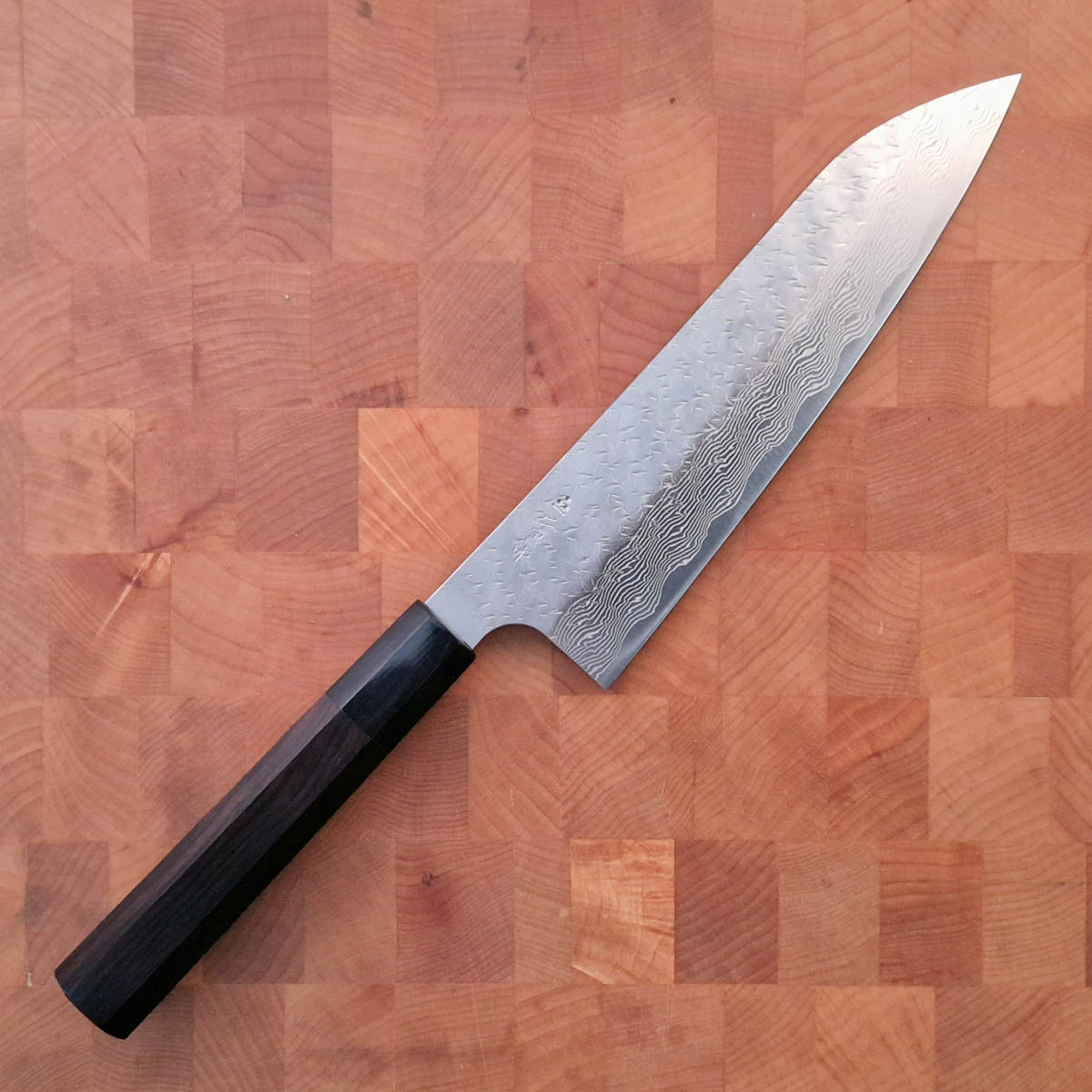 21cm Kokkekniv, STRIX hamret damask - Nigara Hamono