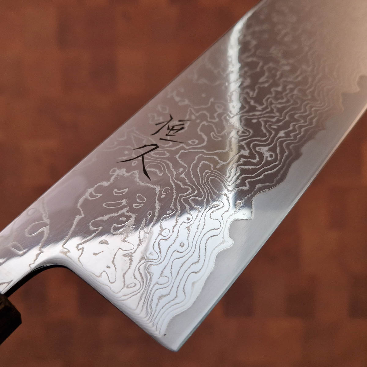 16,5cm Grønnsakskniv (Nakiri), Damask, Eik, VG10 - HARUYUKI — bilde 2