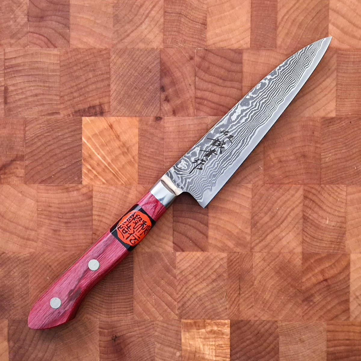 12cm Universalkniv, Damask, R2 - Tanaka Shigeki — bilde 1