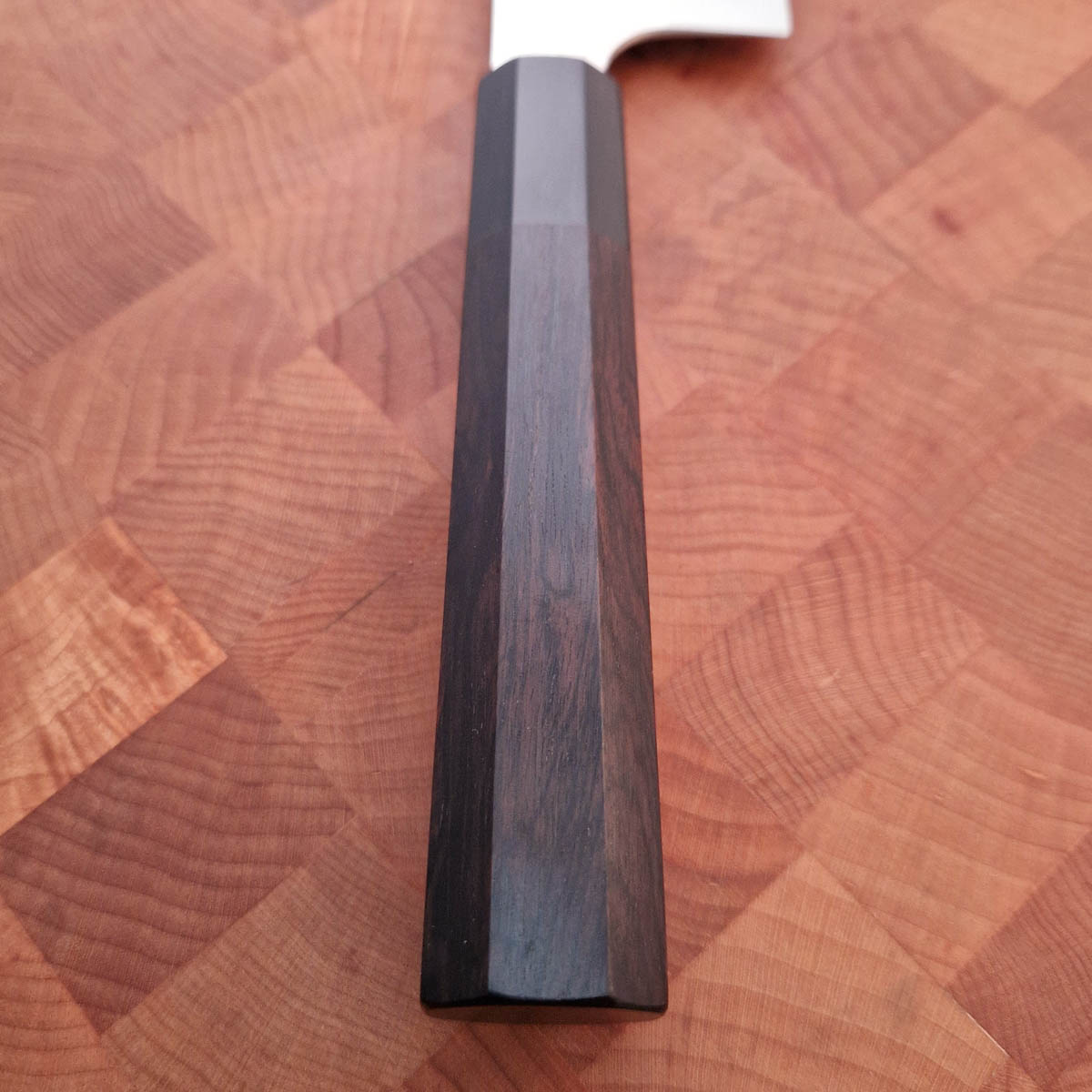 18cm Grønnsakskniv (nakiri), STRIX hamret damask - Nigara Hamono — bilde 3