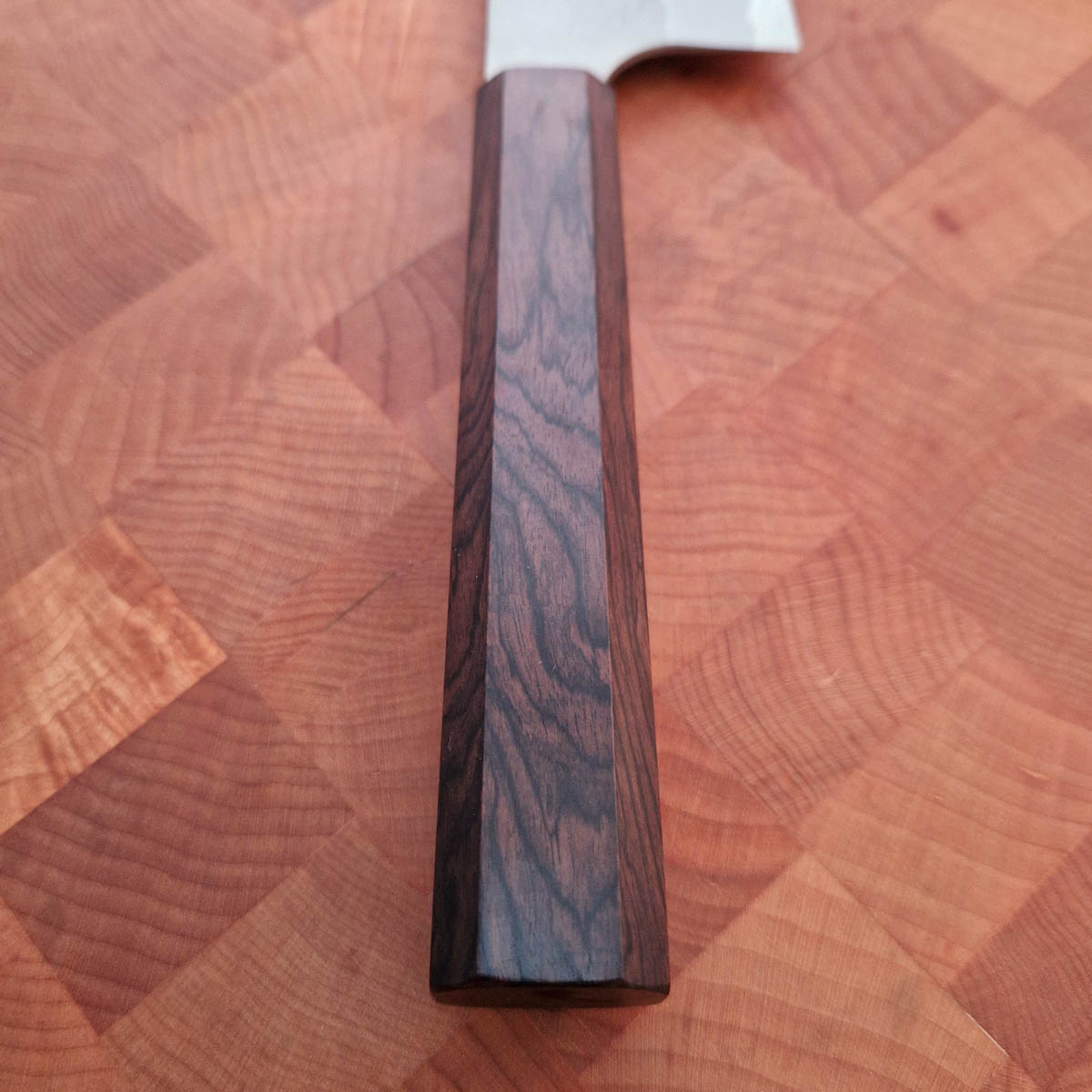 18cm Grønnsakskniv (Santoku), Super Aogami Tsuchime - NIGARA HAMONO — bilde 3
