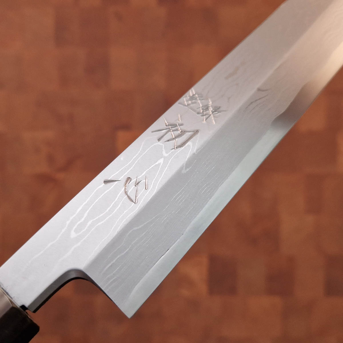 30cm Yanagiba, Damask, Aogami I - SATOSHI NAKAGAWA — bilde 2
