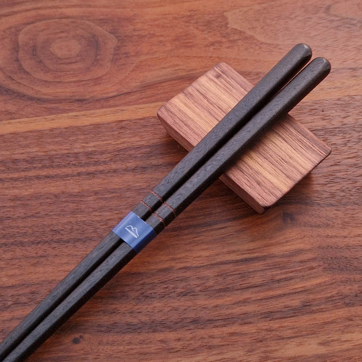 Spisepinner, japanske, Kurabi square, svart, 1 par - KURABI — bilde 2