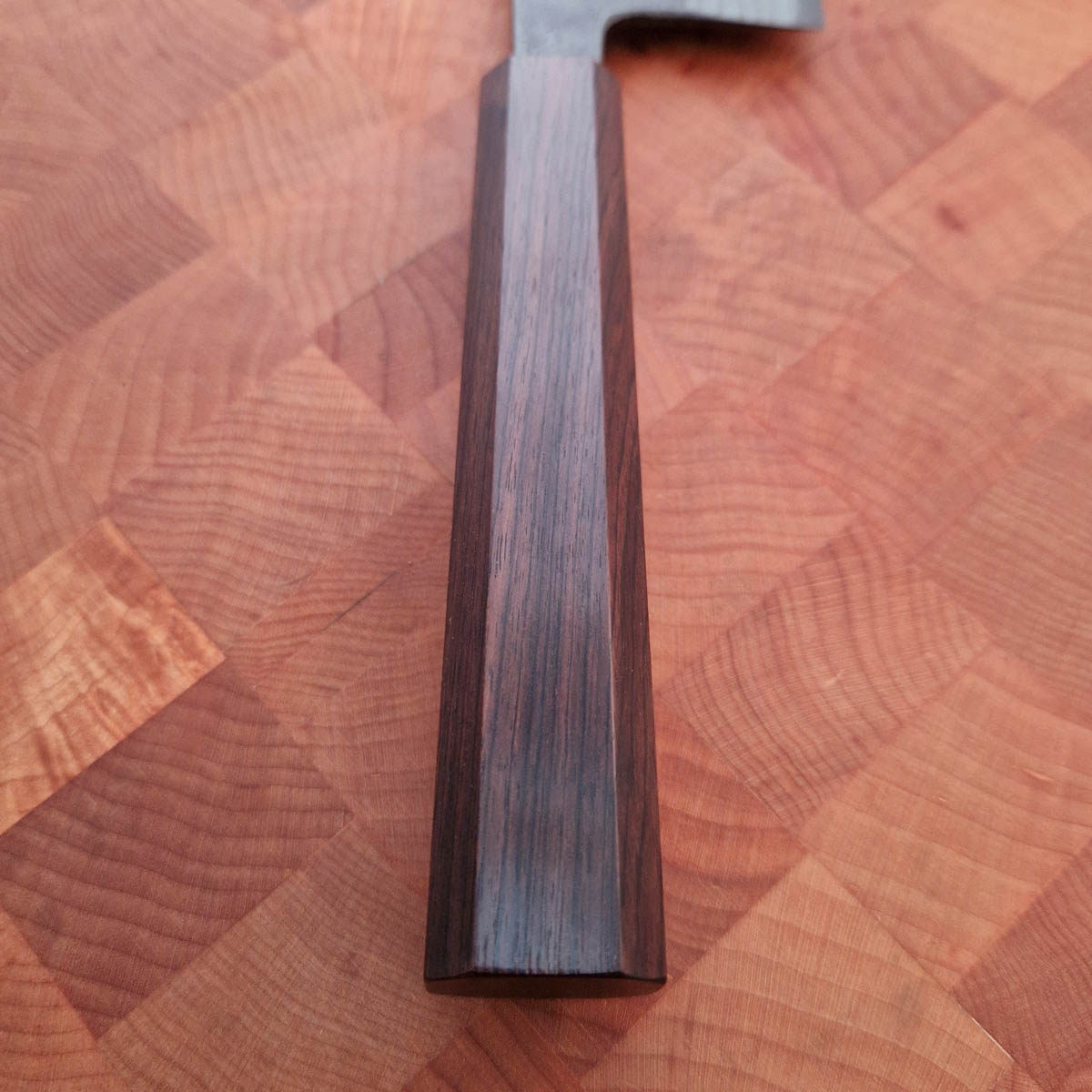 16,5cm Grønnsakskniv (Nakiri), "Kumokage", Aogami II - Hatsukokoro — bilde 3