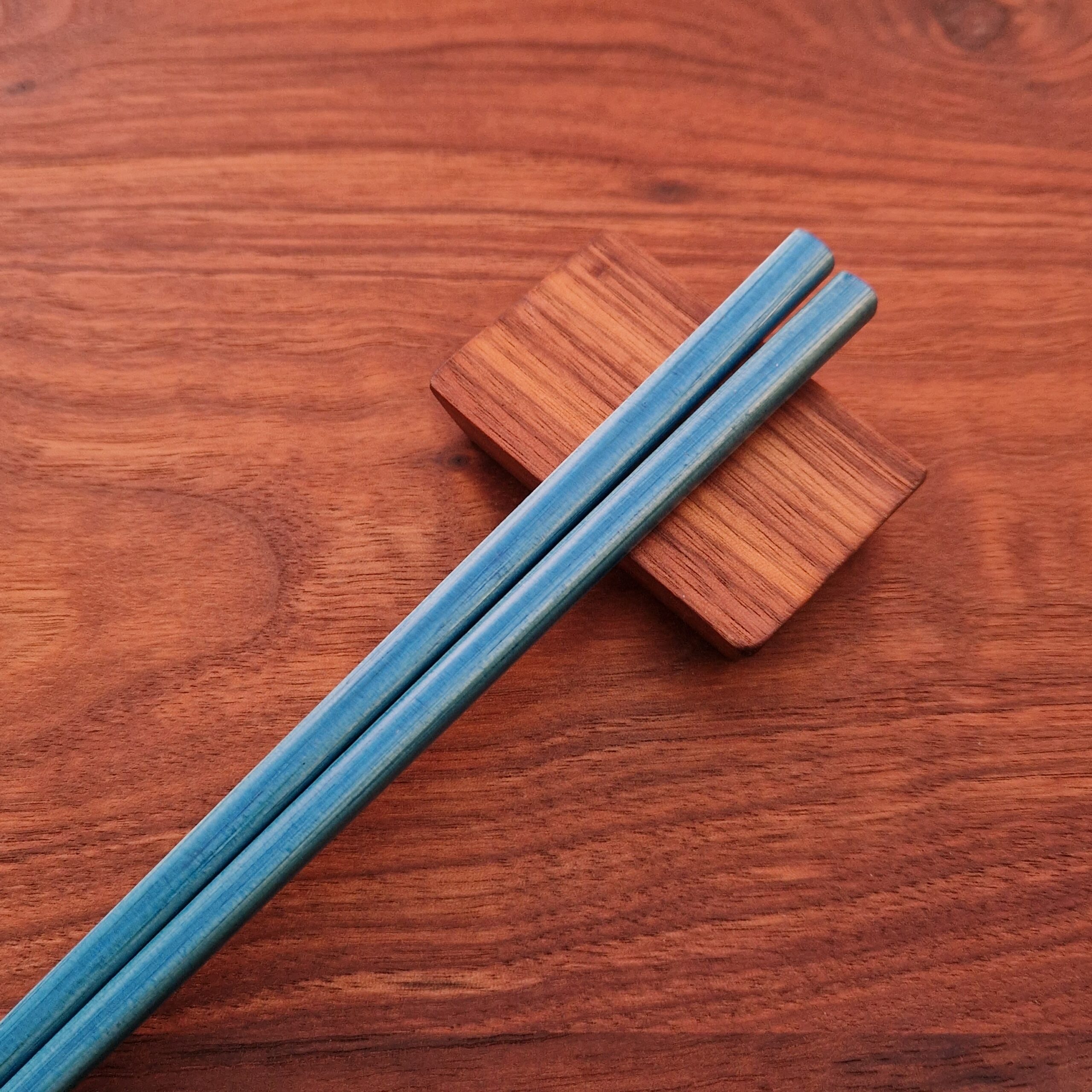 Spisepinner, japanske, Farget Bambus, 5 par - IRODORI — bilde 2