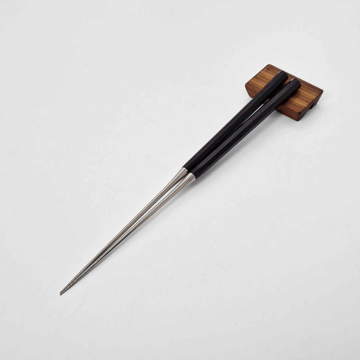 Moribashi, 18cm, pinner til plating med saya, ibenholt — bilde 5