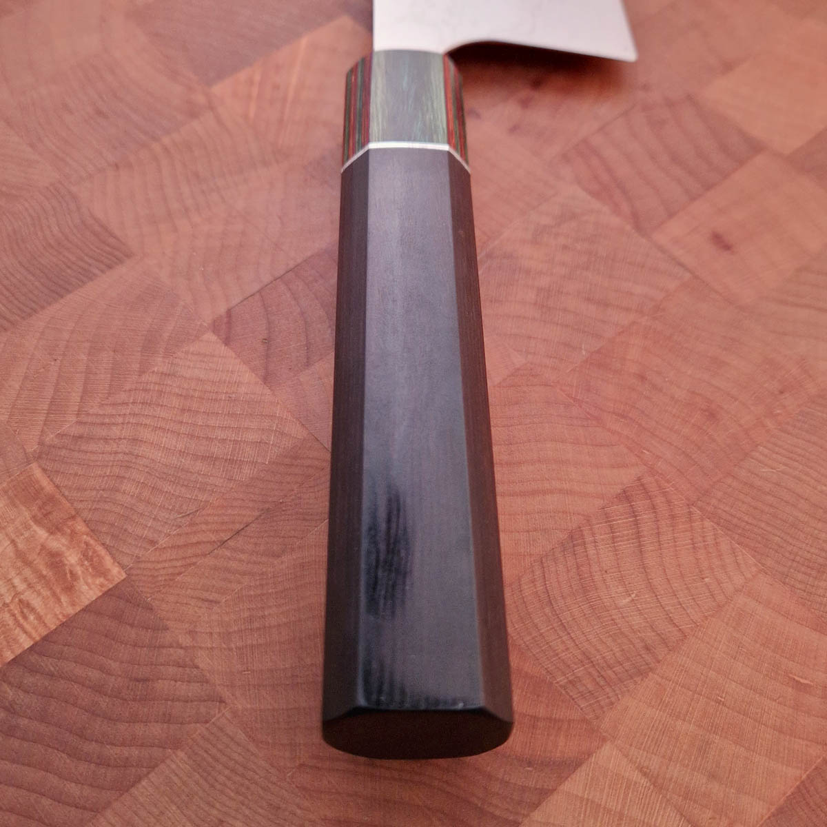 16,5cm Grønnsakskniv (Nakiri) X-damask ZDP189, CUSTOM - MATSUBARA TANAKA — bilde 3