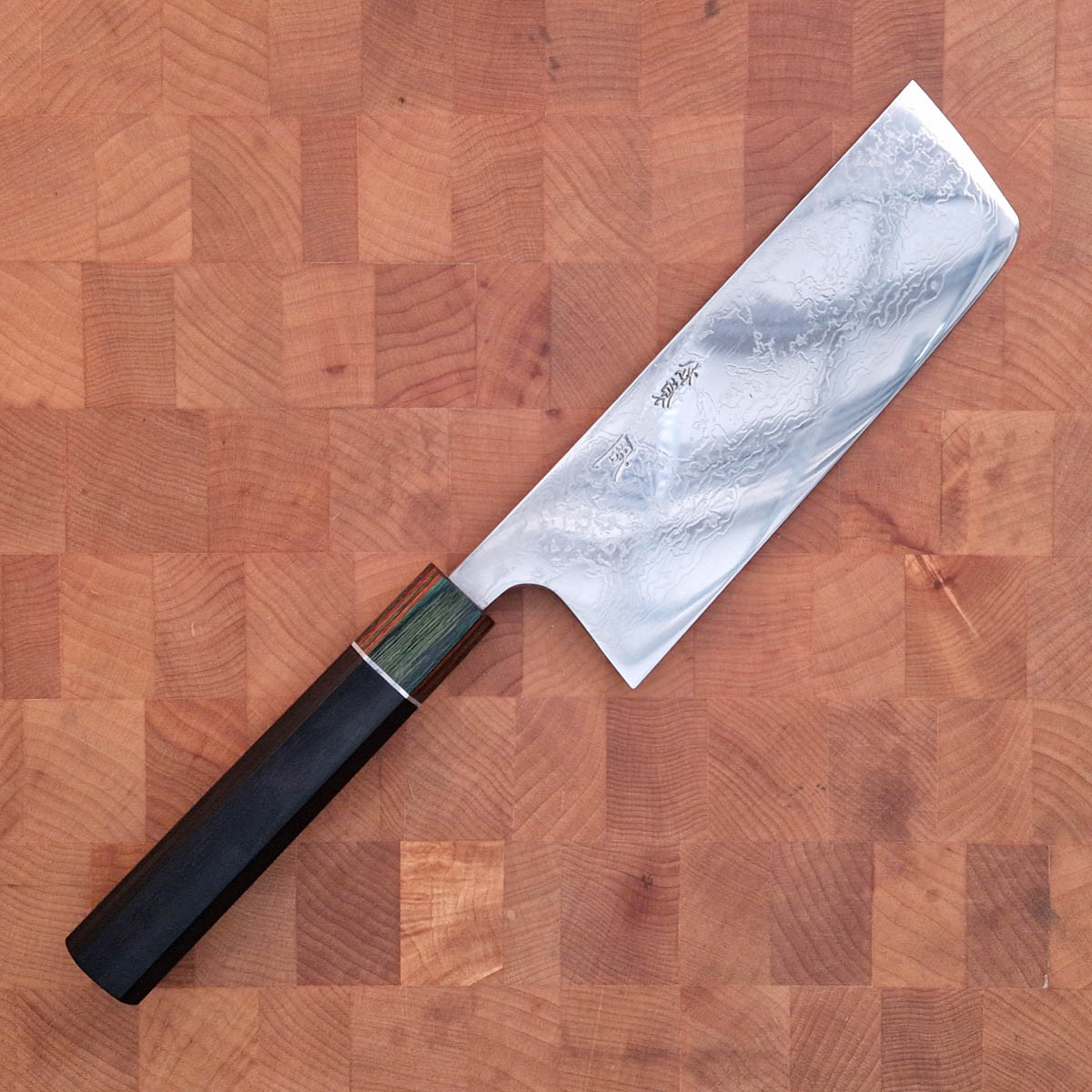 16,5cm Grønnsakskniv (Nakiri) X-damask ZDP189, CUSTOM - MATSUBARA TANAKA — bilde 1
