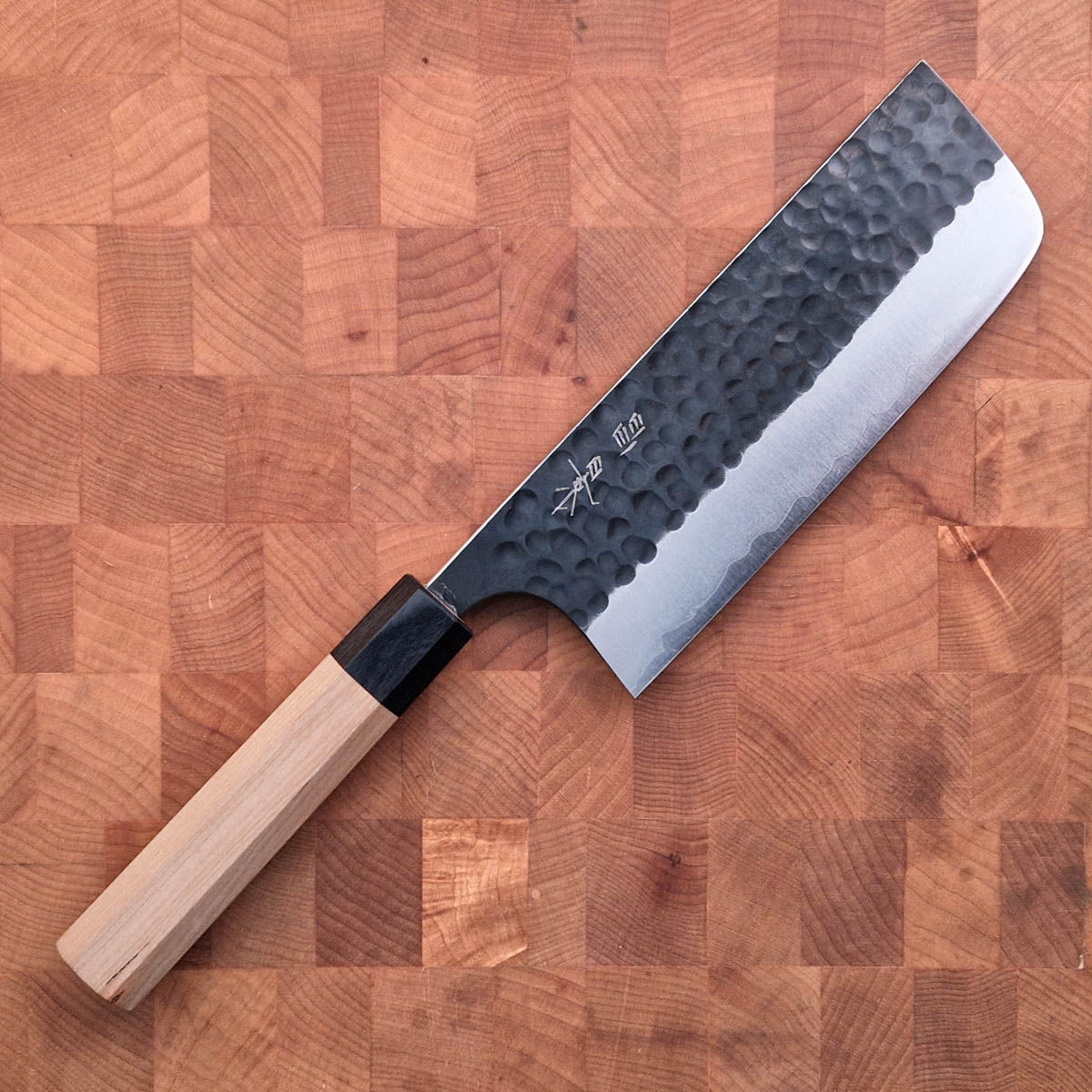 16,5cm Grønnsakskniv (Nakiri) Kurochi, Super Aogami - YOSHIMI KATO (Masakage) — bilde 1
